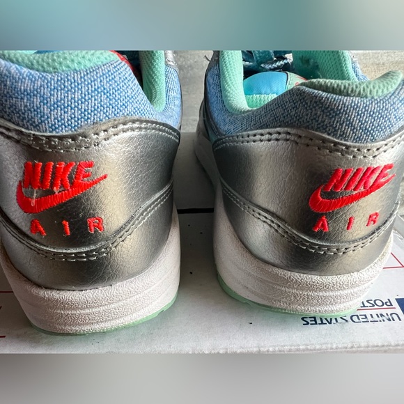 🔥Nike Air Max 1 Kid's Shoes STYLE #653653-401 Size 5Y(YOUTH) GIRLS OR WOMEN'S - Picture 8 of 14